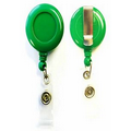 Blank Green Round Retractable Reel